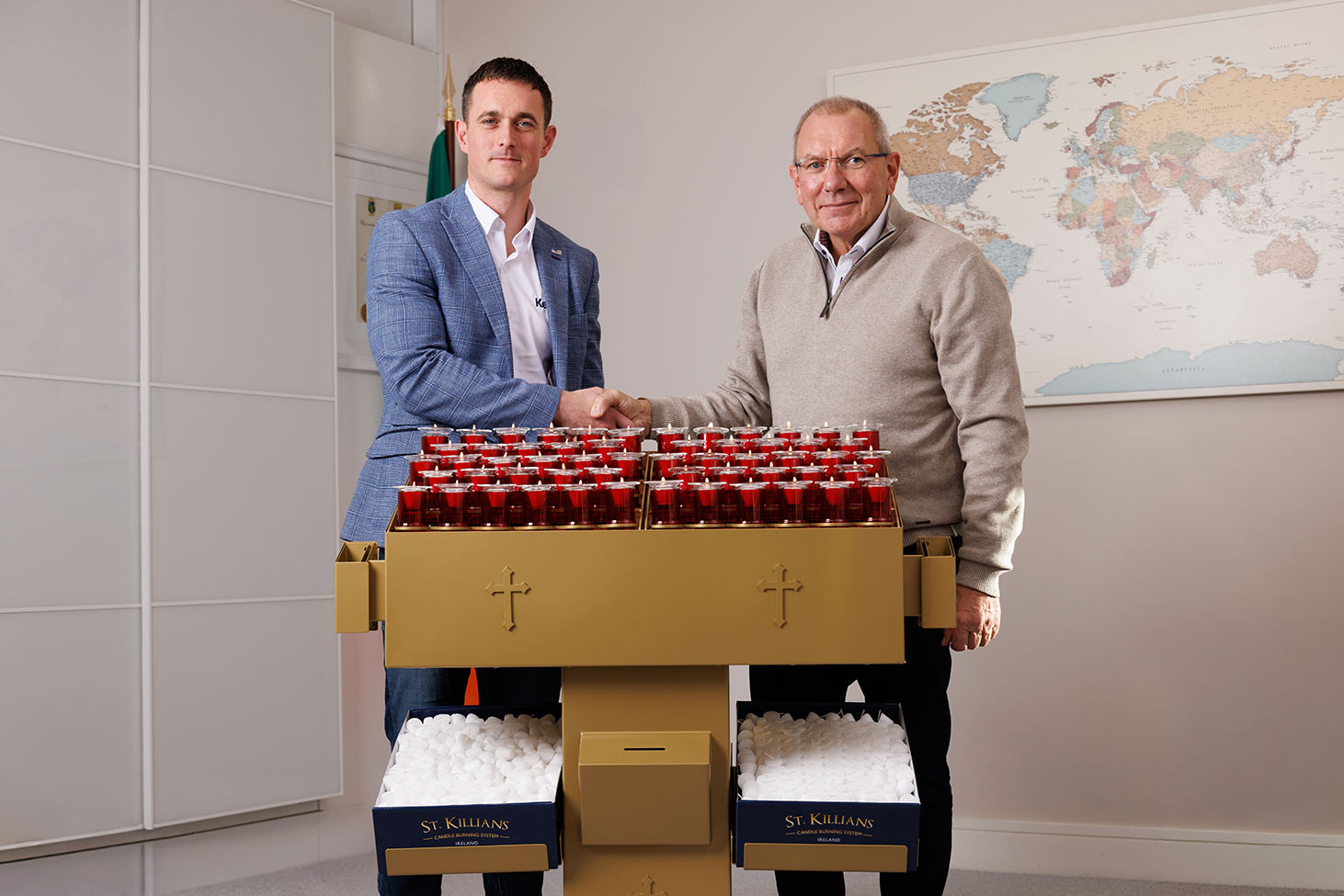 Irish milestone: 15,000 smokeless candle stands installed worldwide